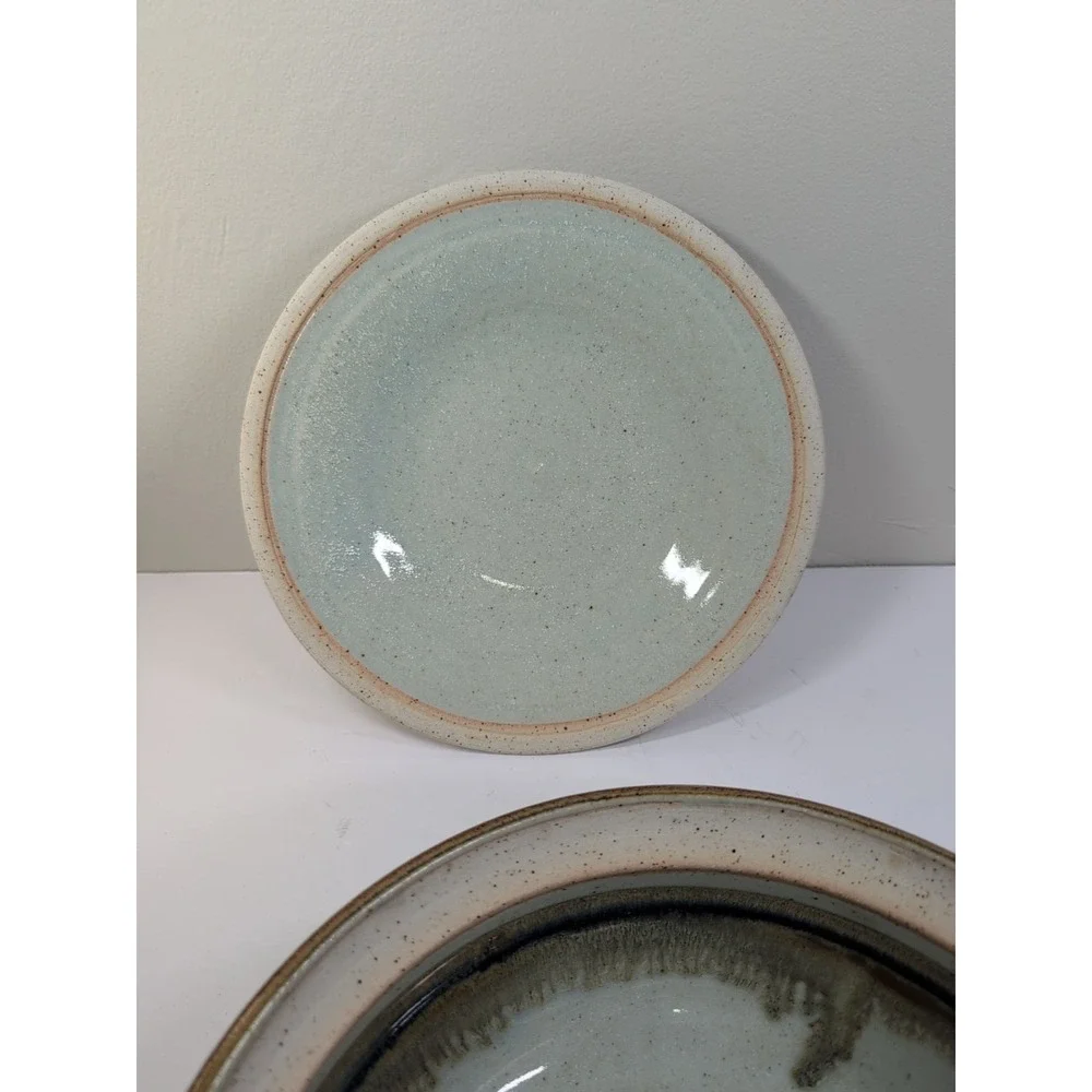 Pottery Stoneware‎ Steamer Pot  Blue And Brown